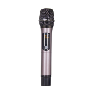 ไมโครโฟนไร้สายแบบถือทำจากโลหะ - Product Image 1