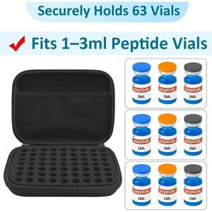 Cross-border Bestseller 1ml 3ml EVA Moisture-proof Insulin Vial Storage Pouch 16 Grid 63 Grid U-100 Protective case - Product Image 4
