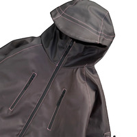 Vestes pour hommes personnalisées BINBEIER à faible MOQ, vêtements thermoréactifs, veste de pluie, vente en gros, coupe-vent thermochromique, veste hydrochromique