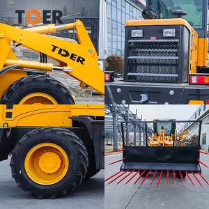 टैडर व्हील लोडर उच्च दक्षता वाला डीजल इंजन मिनी 2500 किलोग्राम व्हील लोडर 2.5 टन कॉम्पैक्ट लोडर - Product Image 6