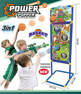 3 in 1 giocattolo all'aperto air Force pistola giocattolo per bambini basket e Sandbag che giocano madre bambini giocattolo - Product Image 6