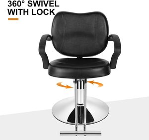 Muebles para Salón de Belleza, Silla de Barbero Hidráulica para Corte de Cabello, Silla de Estilismo Moderna - Product Image 2