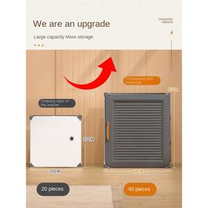 Eenvoudig Ontwerp Van Slaapkamer Modulaire Kleding Patchwork Garderobe Assembleren Plastic Opbergkasten - Product Image 4