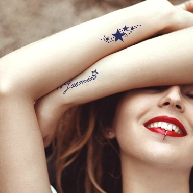 Натуральный пигмент сока гардении, стойкая Полуперманентная временная татуировка на руку/наклейка на тату