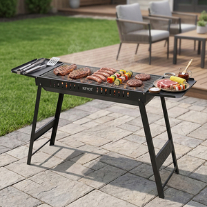 Parrilla Argentina para Jardín y Exteriores, Parrilla Hibachi de Madera de Alta Calidad - Product Image 2