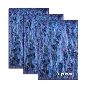 Swirl Sparkly Cast Acrylic Sheets Purple <b>Blue</b> <b>Glitter</b> Acrylic Board 1/8" Thick 8x12 Inch 3 Pcs Double-Sided Film Protected for L - Product Image 1