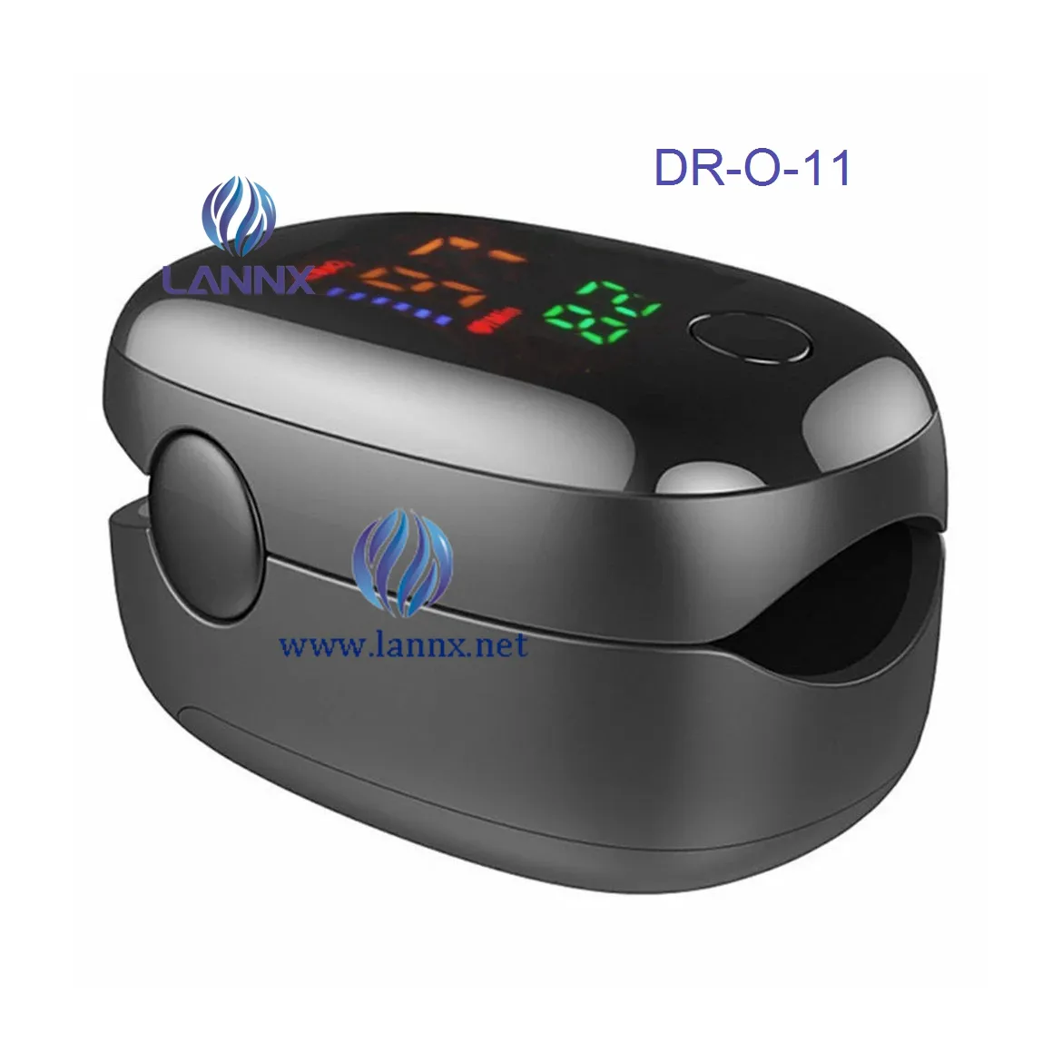 LANNX DR-O-11 Best Customized fingertip Ox meterpulso Portable oxmetro de dedo finger pulse Oksimetre Quickly Read Oxymetr