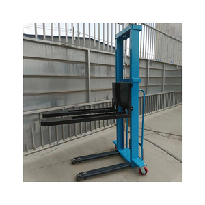 Apilador de Palés Hidráulico Eléctrico de Fábrica al por Mayor de Alta Calidad, Conveniente y Eficiente de 1t 2t 1.6m 2m 2.5m 3m - Product Image 5