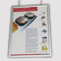 Cadres photo personnalisés pour affiches de films en promotion, cadre en aluminium mince pour publicité, boîte à lumière LED 12V/24V 1500-3500mm