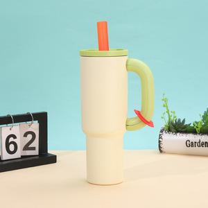40oz Leak Proof Stainless Steel Tumbler Vacuum Insulated Water <b>Bottle</b> With Handle Lid Travel Tumbler With <b>Straw</b> - Product Image 6
