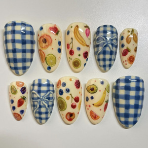 Juego <span class=keywords><strong>de</strong></span> <span class=keywords><strong>Uñas</strong></span> Postizas Cortas <span class=keywords><strong>de</strong></span> Almendra Blancas Francesas, Diseño <span class=keywords><strong>de</strong></span> Flor <span class=keywords><strong>de</strong></span> Tulipán 3D, Desmontables, 24 Piezas, <span class=keywords><strong>Uñas</strong></span> Postizas <span class=keywords><strong>de</strong></span> Calidad Profesional - Product Image 3