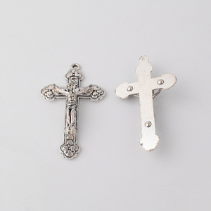 ACR025 lega rosario crocifisso 29*49mm croce cristiana medaglia collane cattoliche ciondolo religioso - Product Image 2