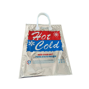 Wholesale Insulated Thermal Carry Bags Aluminum Foil Heat Cold Retention Self-Adhesive Bag For Food Delivery Service - Product Image 4