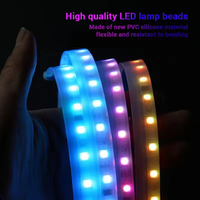 Bande lumineuse LED pour capot de voiture Flexible Auto Engine Cover Decoration Atmosphere Lamp Modified Car Hood Daytime Running Light