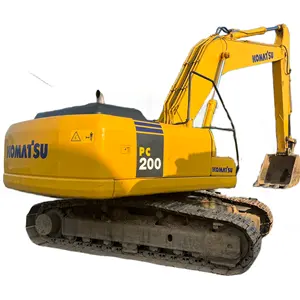 famous used construction equipment hydraulic heavy machine Komatsu PC200-7 excavator FREE SHIPPING