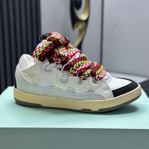 Chaussures de marche décontractées d'hiver Lanvine de luxe, style rétro sportif, tendance mode, doublure en maille respirante, fermeture éclair, pour hommes et femmes - Product Image 1