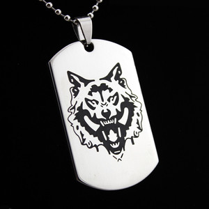 ร้อนขายหุ้นแท็กสุนัขที่มีห่วงโซ่โลโก้ Sillk หน้าจอพิมพ์ Dogtag 304วัสดุสแตนเลส - Product Image 4