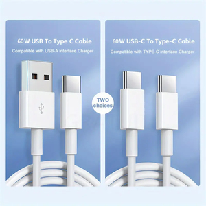 Cavo USB tipo C, USB <span class=keywords><strong>A</strong></span> <span class=keywords><strong>A</strong></span> USB C 3A ricarica rapida TPE cavo compatibile con iPhone 15 Pro Max, Samsung Galaxy - Product Image 2