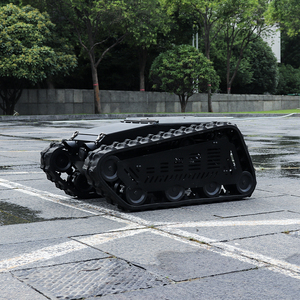 Tins8 Crawler Platform Vehicle Track Robot <span class=keywords><strong>de</strong></span> control remoto Caterpillar con <span class=keywords><strong>silla</strong></span> <span class=keywords><strong>de</strong></span> <span class=keywords><strong>ruedas</strong></span> eléctrica - Product Image 4