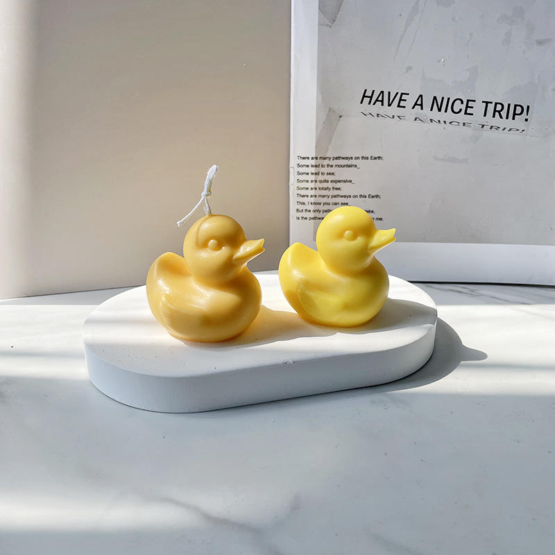 YS Art 3D Cute Duck Silicone Mold for DIY Concrete Chocolate Cake