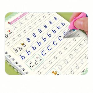 Juego de 4 Cuadernos Mágicos para Practicar Caligrafía con Impresión en Inglés, Libro de Palabras para Caligrafía, el Mejor Regalo para Niños - Product Image 6