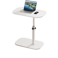 Table basse pliable et réglable avec roulettes, style américain, pour dortoir et usage domestique