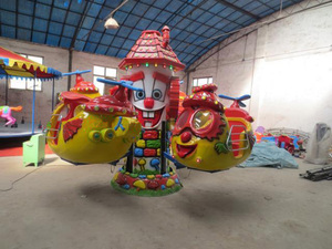 Manège Hélicoptère Kiddy avec Jeu d'Avion Rotatif Épouvantail pour Enfants - Construction en Alliage pour Centres Commerciaux Extérieurs - Product Image 3