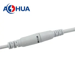 AOHUA無料サンプルM13クイックロックパネルライト電源ケーブルオスメス5.52.1mm DCコネクタ