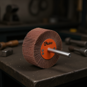 Roue à lamelles abrasives Ttake 40x3 mm, tige de 6 mm, grain 80, pour le meulage - Product Image 3