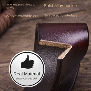 Cintura da uomo in vera <span class=keywords><strong>pelle</strong></span> da Cowboy con <span class=keywords><strong>cinturino</strong></span> Jeans personalizzata in Cina - Product Image 4