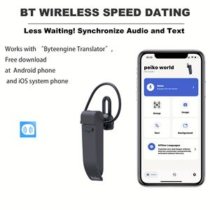 Peiko 50+ <span class=keywords><strong>ภาษา</strong></span>ไร้สาย BT แปลหูฟังธุรกิจโทรศัพท์มือถือชุดหูฟังคุณภาพสูง - Product Image 5