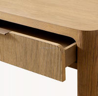 Meubles de salon modernes et luxueux, table console d'entrée en bois avec tiroirs, table console en bois massif, longue et étroite