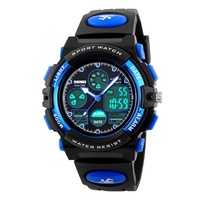 Reloj Para Ninos SKMEI 1163 deportivo para niños, reloj Digital analógico para niños, cronógrafo resistente al agua, reloj de regalo de plástico, reloj de pulsera de mano