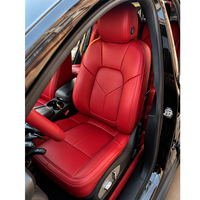 Housses de siège sur mesure pour voiture, ensemble complet en cuir synthétique premium pour Porsche Cayenne Macan Panamera, entièrement couvrantes
