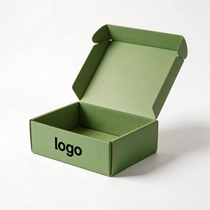 Boîtes d'expédition en carton ondulé avec <span class=keywords><strong>logo</strong></span> personnalisé, boîte d'expédition en carton, boîte d'emballage pour cosmétiques, vêtements, costumes - Product Image 3