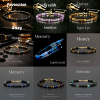 Bracelet vintage en pierres brutes empilables, cadeau de bijoux, turquoise et lapis-lazuli texturés naturels, perles carrées en forme de tube