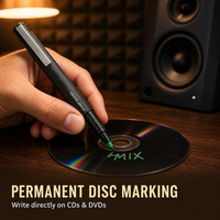Marqueur pour CD73 Compact Disc avec encre permanente, pointe ronde de 1 mm, 4 couleurs, pour écrire sur les CD/DVDs/verre/métal
