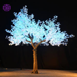 Luz LED Decorativa para Exteriores con Forma de Árbol de Ginkgo, Iluminación Decorativa para Paisajes, Plazas, Centros Comerciales, Resorts y Festivales, en Venta - Product Image 4