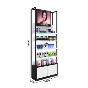 Estante de Exhibición para Tienda de Belleza Cosmética Metálica, Estante de Salón de Maquillaje, Armario de Exhibición para Boutique, Buen Precio - Product Image 6