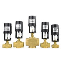 Vanne de régulation de pression d'eau électrique bidirectionnelle en laiton fileté, à raccordement par bride DN25-DN65 24V/220V