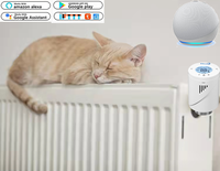 Offre Spéciale WIFI smart life programmable Zigbee TRV thermostat chauffage au sol vanne de radiateur thermostatique pour le contrôle APP