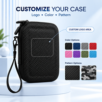 Étui rigide pour lecteur de glycémie, boîte universelle pour glucomètre et lecteur d'acide urique, organiseur portable pour appareils de test médical