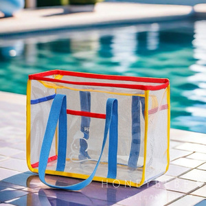 Bolso de Playa Coreano Primavera 2025, Transparente, Impermeable, para Vacaciones y Viajes, Mini Bolso de Hombro con Cierre, Tipo Jelly - Product Image 2