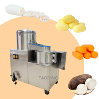 Máquina Popular para Lavar, Limpiar, Pelar y Cortar Patatas en Tiras y Rodajas