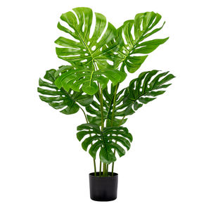 Planta Artificial Monstera Deliciosa de 28 Pulgadas, Resistente a los Rayos UV, Tallo y Hojas de Palmera Tropical de Plástico para Decoración del Hogar u Oficina - Product Image 3
