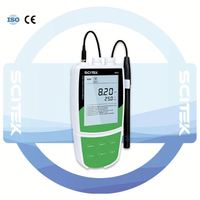 SCITEK 0.00~20.00mg/L Meter Oksigen Terlarut Portabel dengan Kalibrasi 1 atau 2 Titik Kompensasi Suhu Otomatis