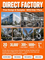 Statue d'art métallique X01 personnalisée en acier inoxydable, cheval ailé, support OEM/ODM pour la décoration de hôtels et de places publiques, avec base en marbre, taille sur mesure