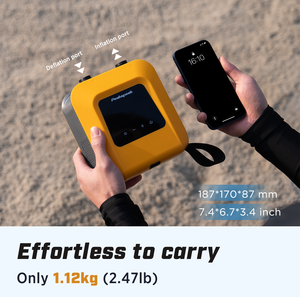 Pompe de gonflage portable <span class=keywords><strong>Paddle</strong></span> Board Sup avec <span class=keywords><strong>batterie</strong></span> intégrée de 2600mAh - Product Image 2