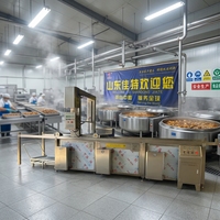 Marmite de cuisson à vapeur à volume personnalisé avec système de levage automatique du panier pour l'usine de snacks à base de viande