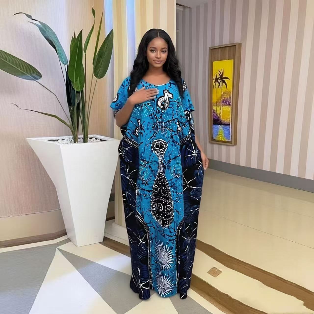 Boubou Gown Style - Ladies African Maxi Dress Elegant